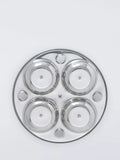 John Lewis non-stick egg poacher insert 4-hole stainless steel (British brand)