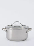 John Lewis stainless steel casserole 20cm with lid (British brand)