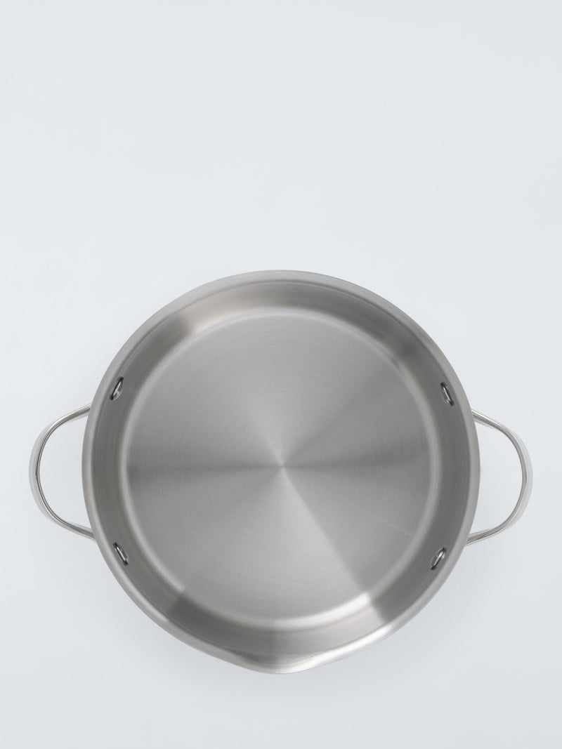 John Lewis stainless steel casserole 20cm with lid (British brand)