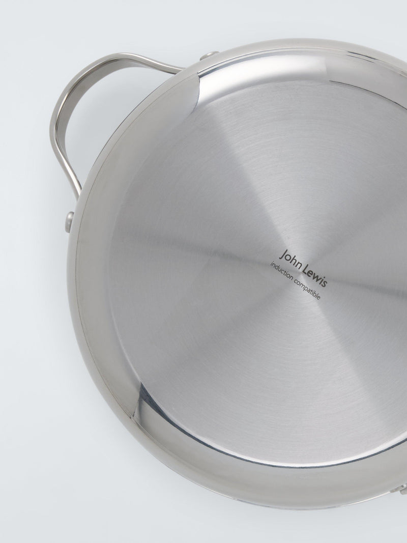 John Lewis stainless steel casserole 20cm with lid (British brand)