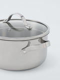 John Lewis stainless steel casserole 20cm with lid (British brand)