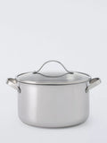 John Lewis stainless steel casserole 24cm with lid (British brand)