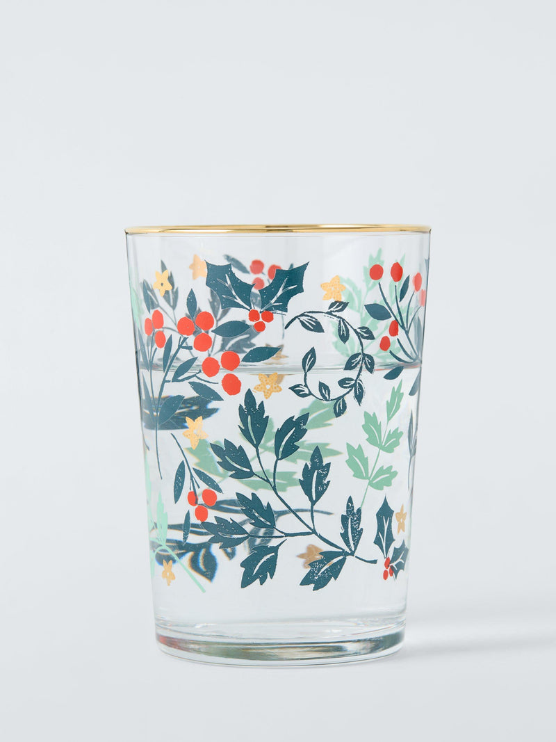 John Lewis Christmas Tumbler Clear Multi 500ml, imported from the UK