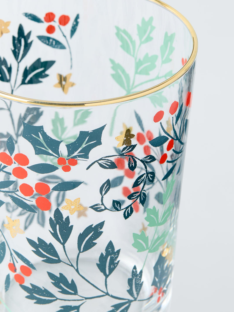 John Lewis Christmas Tumbler Clear Multi 500ml, imported from the UK