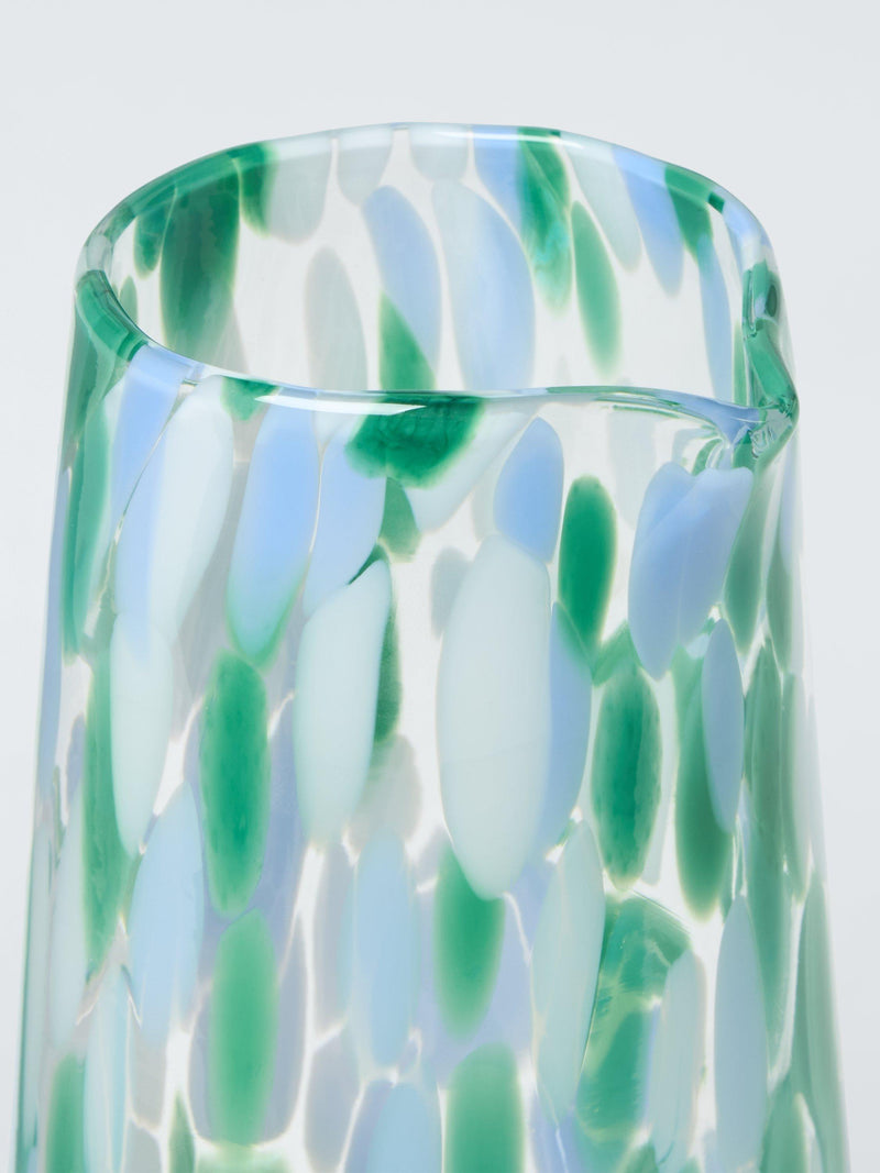John Lewis confetti glass carafe green 800ml, UK version