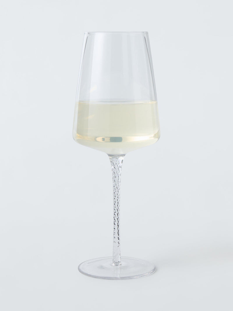 John Lewis twisted stem wine glasses 280ml, imported from the UK