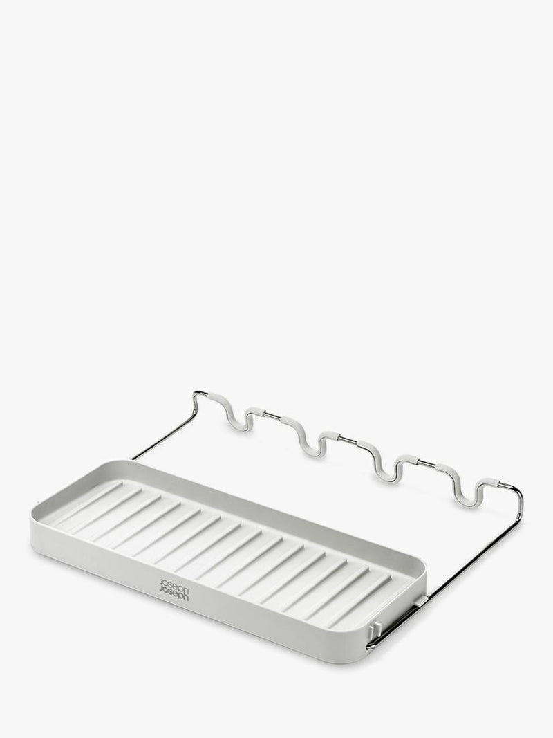 Joseph Joseph stemware rack in stone finish for up to 4 glasses, UK version