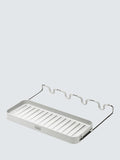 Joseph Joseph stemware rack in stone finish for up to 4 glasses, UK version