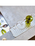 Joseph Joseph stemware rack in stone finish for up to 4 glasses, UK version
