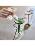 Joseph Joseph stemware rack in stone finish for up to 4 glasses, UK version