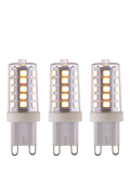 Saxby G9 LED bulbs dimmable warm white 3.2W pack of 3, UK version