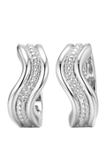 DPT Antwerp Flowing Band Huggie Earrings