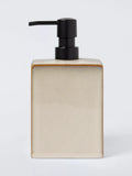 John Lewis glazed ceramic soap dispenser in grey, UK version