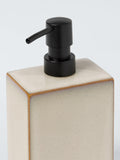 John Lewis glazed ceramic soap dispenser in grey, UK version