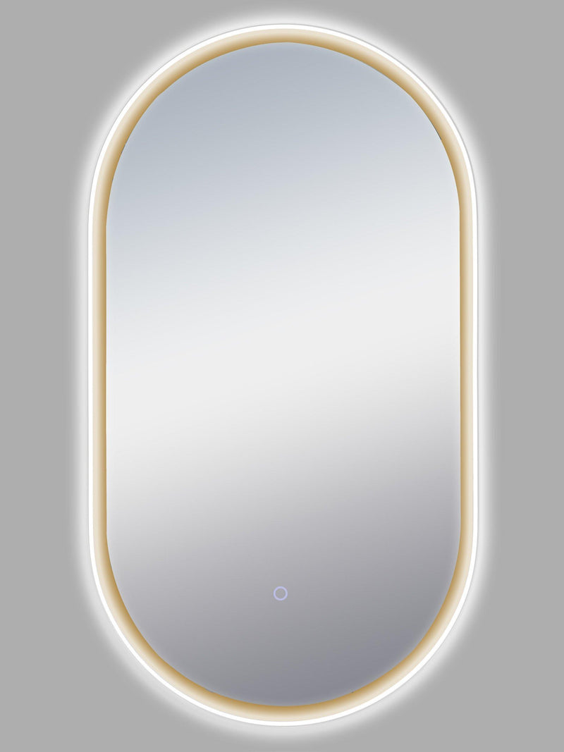 John Lewis Vela illuminated mirror 90x50cm, imported from the UK