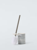 John Lewis navy toilet brush and holder - British product