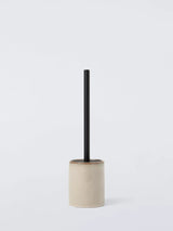 John Lewis John Lewis Glazed Ceramic Toilet Brush and Holder, Grey- Buy online at McGrocer
