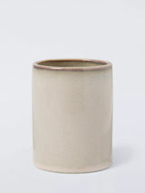 John Lewis John Lewis Glazed Ceramic Bathroom Tumbler, Grey, 385 ml- Buy online at McGrocer