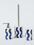 John Lewis wavy stripe bathroom tumbler 275ml - British product