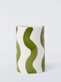 John Lewis Wavy Stripe Bathroom Tumbler 275ml