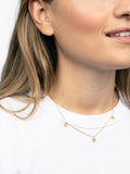 DPT Antwerp necklace rose and diamond pendant gold - British product