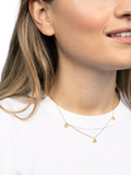DPT Antwerp necklace rose and diamond pendant gold - British product