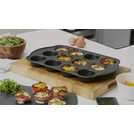 Prestige Aerolift 12 Cup Carbon Steel Muffin Tin, imported from the UK