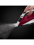 Russell Hobbs auto steam iron 22520 red white black (British brand)