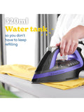 Russell Hobbs Easy Store Pro steam iron purple black - British product