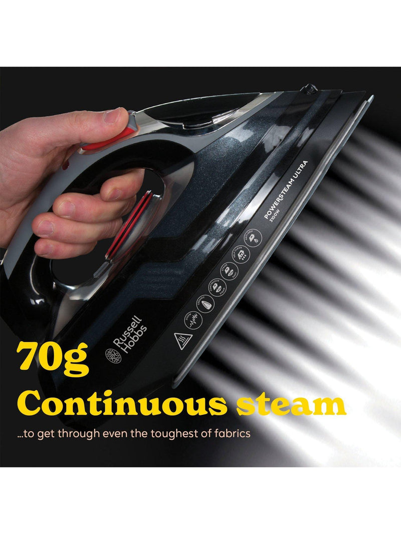 Russell Hobbs PowerSteam Ultra iron black/grey, UK version
