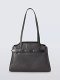 John Lewis triple compartment leather shoulder bag - British product