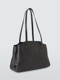 John Lewis triple compartment leather shoulder bag - British product