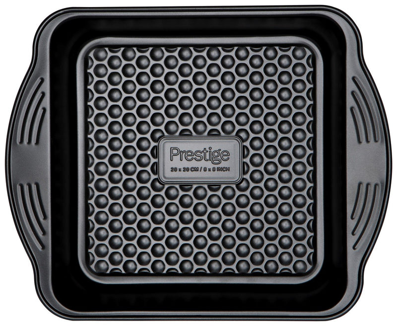 Prestige Aerolift square cake tin 8 inch, imported from the UK