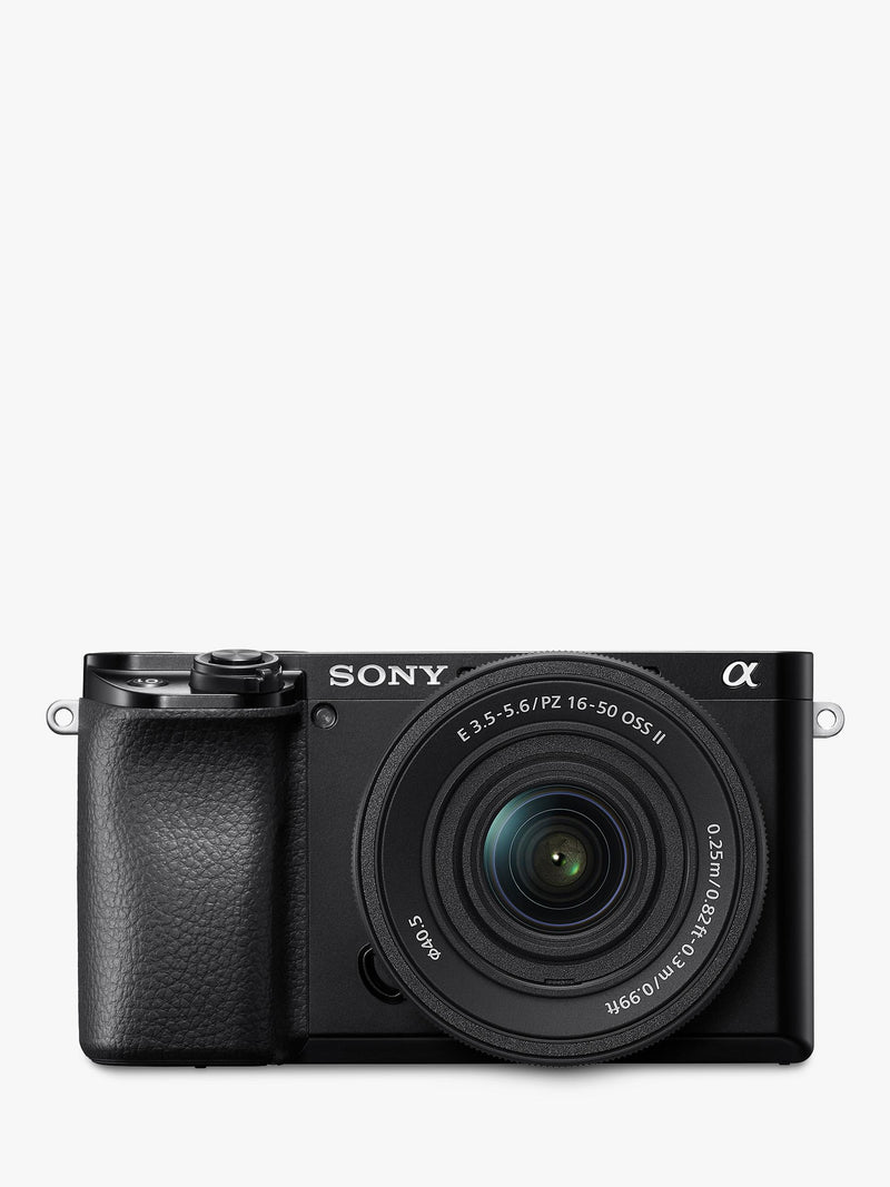 Sony A6100 mirrorless camera with double zoom lens kit - British product