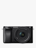 Sony A6100 mirrorless camera with double zoom lens kit - British product