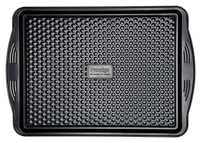 Prestige Aerolift carbon steel oven tray 44x30cm, imported from the UK