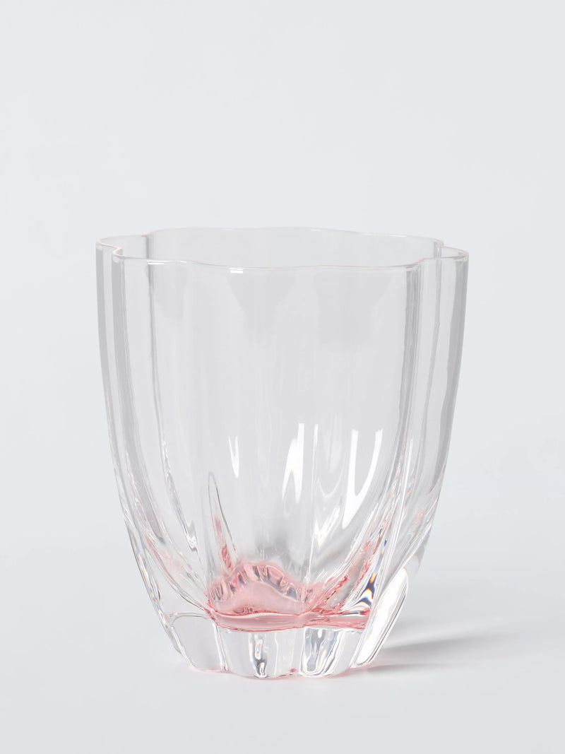 John Lewis glass tumbler pink 380ml - British product