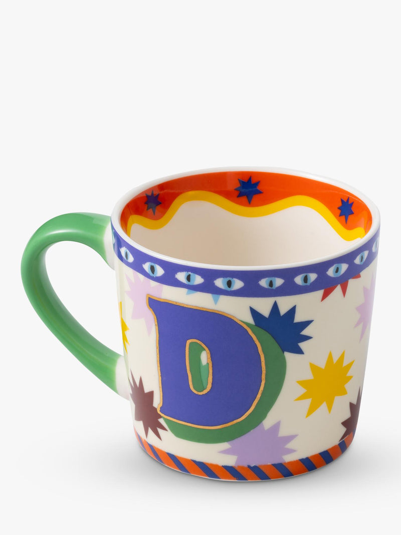 Eleanor Bowmer monogram alphabet new bone china mug 300ml, imported from the UK