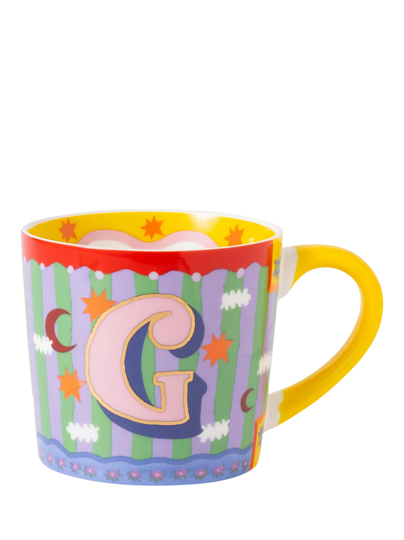 Eleanor Bowmer Monogram Alphabet New Bone China Mug, 300ml, G