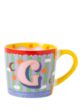 Eleanor Bowmer Monogram Alphabet New Bone China Mug, 300ml, G