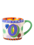 Eleanor Bowmer Monogram Alphabet New Bone China Mug, 300ml, O