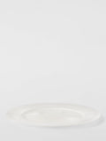 John Lewis glass charger plate white pearl 32.5cm, imported from the UK
