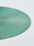 John Lewis set of 4 sparkle round braided placemats British product