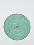 John Lewis set of 4 sparkle round braided placemats British product