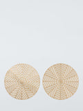 John Lewis cut-out snowflake PVC placemats set of 2, UK version