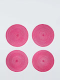 John Lewis sparkle braided placemats set of 4 red - British product
