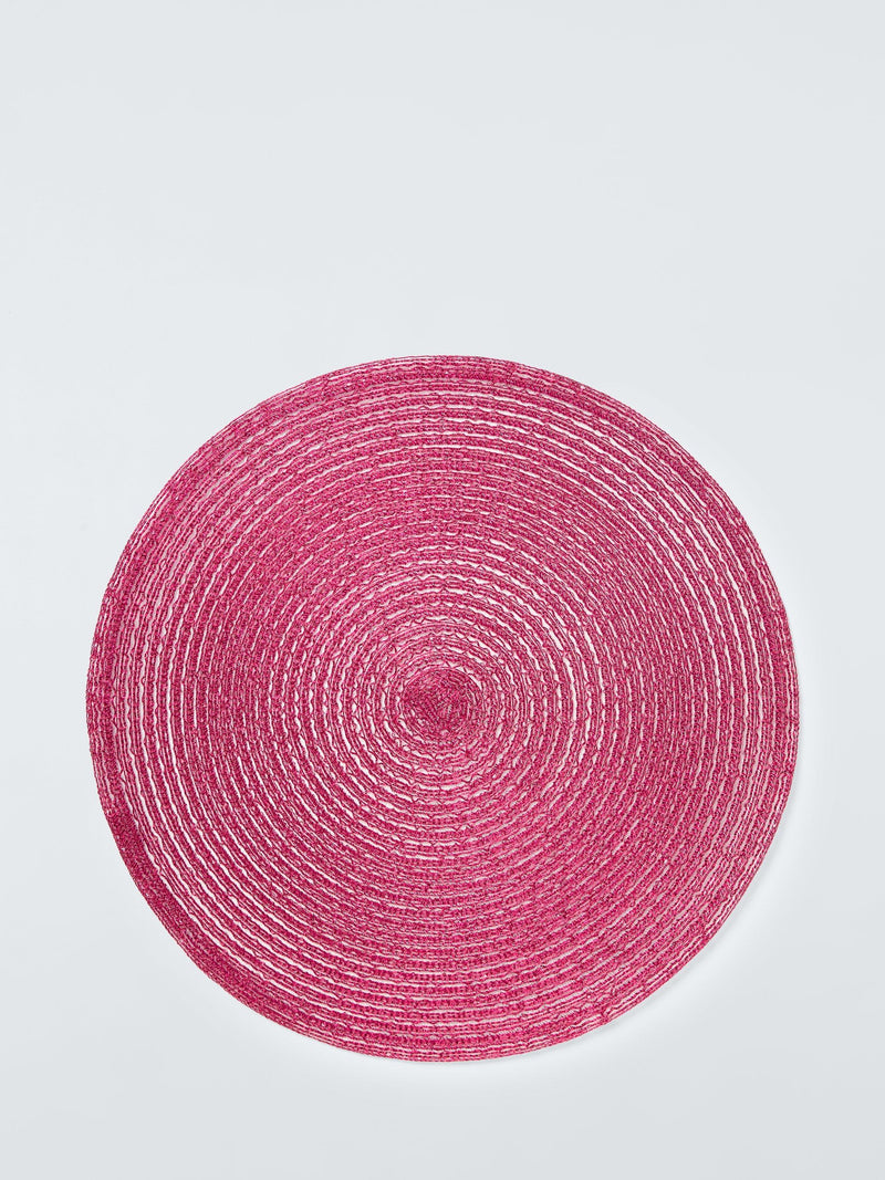 John Lewis sparkle braided placemats set of 4 red - British product