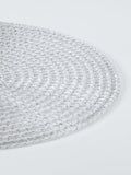 John Lewis braided placemats silver set of 4 (British brand)