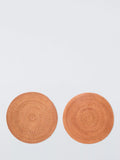 John Lewis round placemats set of 2 natural, imported from the UK
