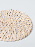 John Lewis white rattan coasters set of 4, imported from the UK